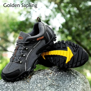 

Golden Sapling Breathable Fabric Outdoor Shoes Man Sneakers Mountain Trekking Mens Hiking Shoes Men Rubber Male Sports Sneakers