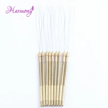 1 шт. медная ручка вентиляционные иглы петля для нити для микро бусин инструменты для наращивания волос