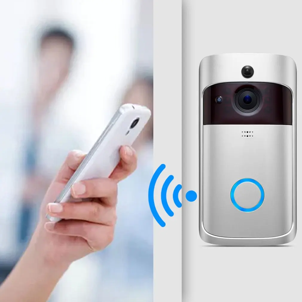 M3Se беспроводной Wifi Интеллектуальный видеодомофон дверной звонок Мобильный телефон Удаленный видео сигнализация видеонаблюдения дверной