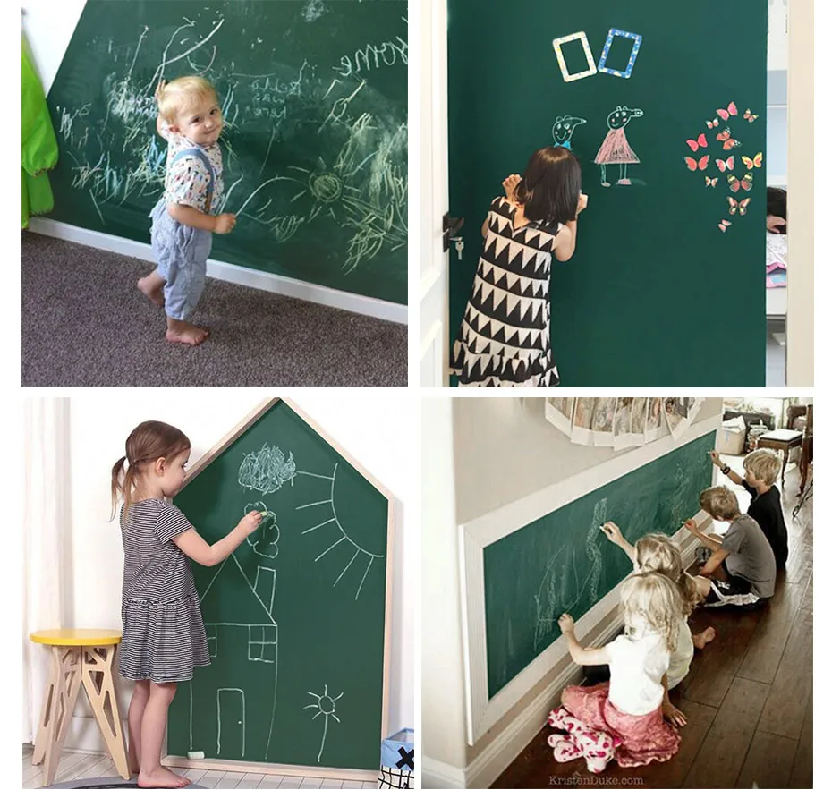 930 Wall Sticker Chalkboard flexible Chalk Board Ferrous Teaching Self-adhesive Board Green Board Color Hold Magnets Wall Decor_29
