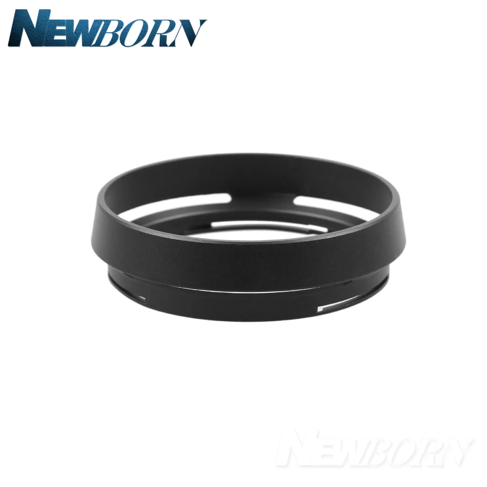 Black 49mm Lens Adapter Ring+ Metal Lens Hood For Fujifilm Fuji X100 X70 X100S X100T Replace LH-X100+Free Lens Cap