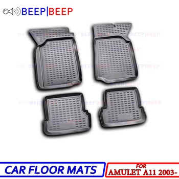 

For Chery Amulet A11 2003- car floor mats carpets auto floor mat dust proof water proof car styling interior decoration