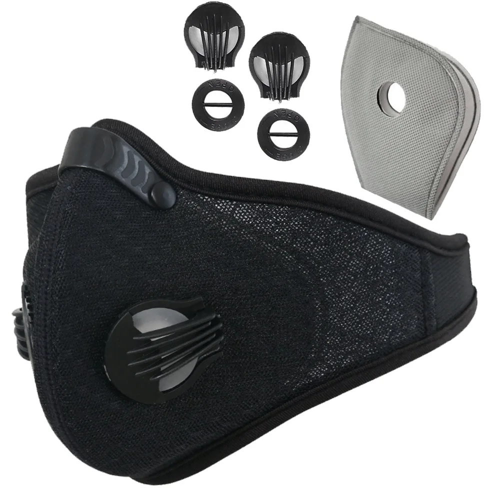 

Dust Mask Anti Pollution PM2.5 Face Masks Washable and Reusable Dustproof Respirator Safety Mask for Outdoor Running, Cycling