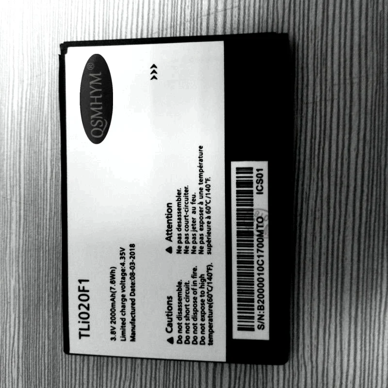 

Original TLi020F1 2000mAh Battery For TCL Alcatel One Touch Pop 2 5042d C7 OT-7040 7040D OT5010/D Phone New With Tracking Number