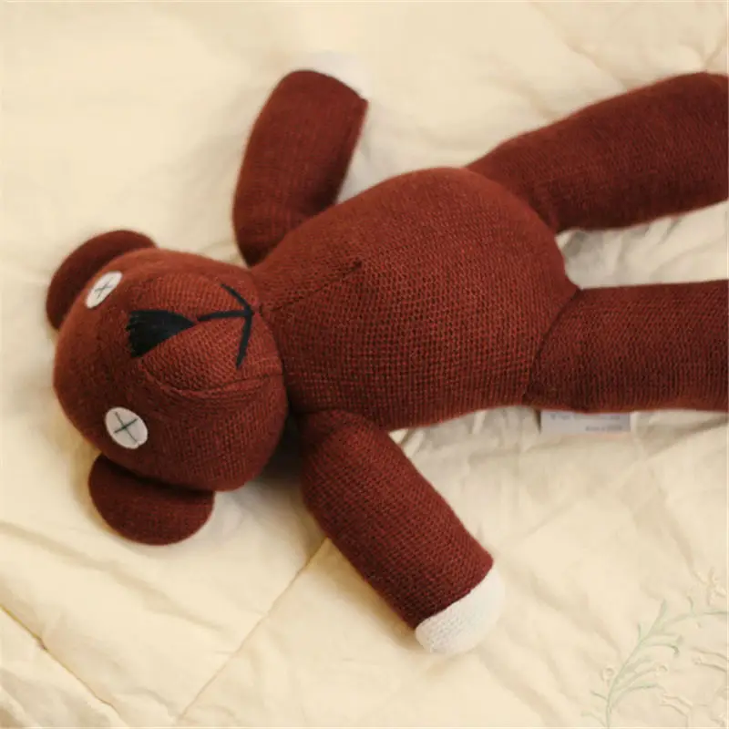 Retail-1-piece-9-23cm-mr-bean-bear-Teddy-doll-Animal-Stuffed-plush-toys-Brown-Figure (5)