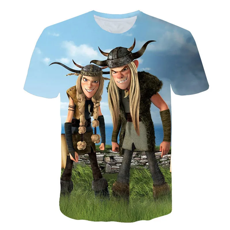 Night Fury Toothless Light Fury White Dragon 3D Print Men's T-shirt How to Train Your Dragon  Summer Casual Male T Shirts Streetwear  (26)