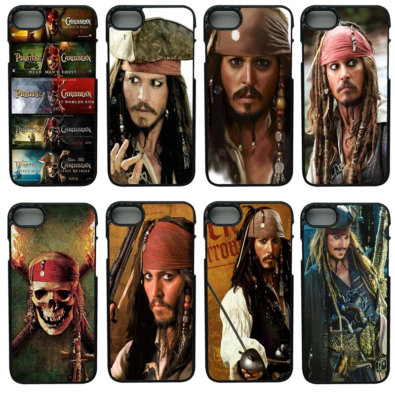 

Pirates of the Caribbean Cell Phone Cases Hard Plastic Anti-knock Shell Protect Phone Cover for iphone 8 7 6 6S PLUS X 5S 5 SE