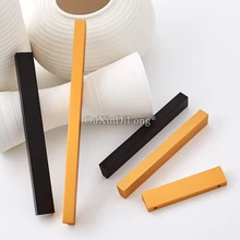 Elegante de lujo 10 piezas europeo Kicthen Puerta de armario manijas armario cajón gabinete tiradores negro/oro