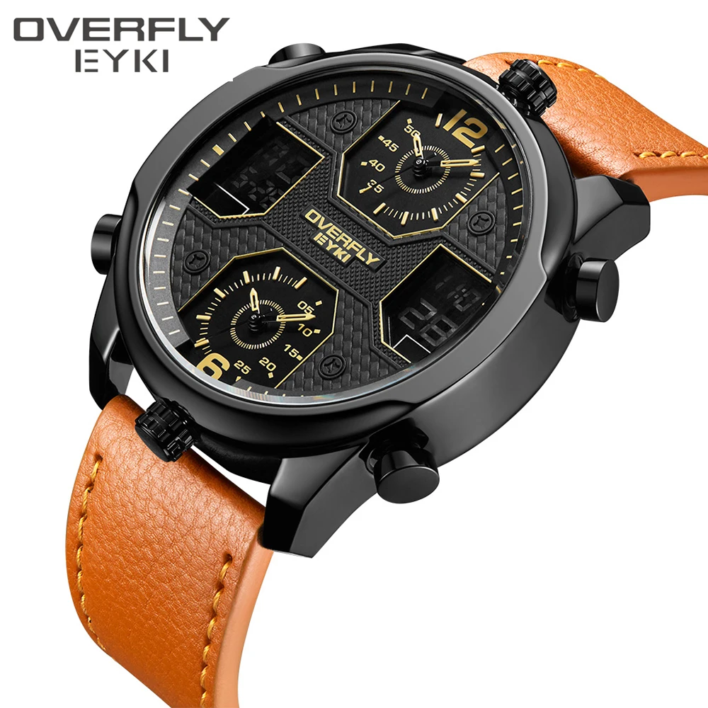 EYKI Watch Top Brand Man Watches Sport Waterproof Clock Men Watches Military Luxury Men's Watch Analog Quartz Wristwatch