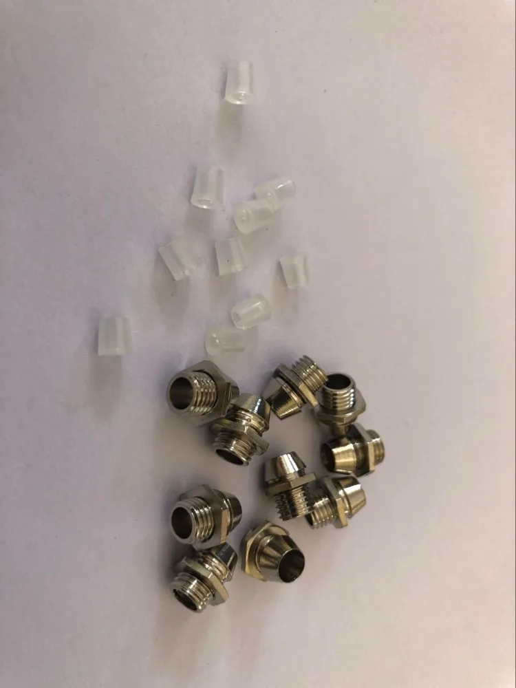 10pcs 3mm LED Emitting Diode Metal Bezel Holder Round Chrome Lamp Base with Plastic Cover | Лампы и освещение