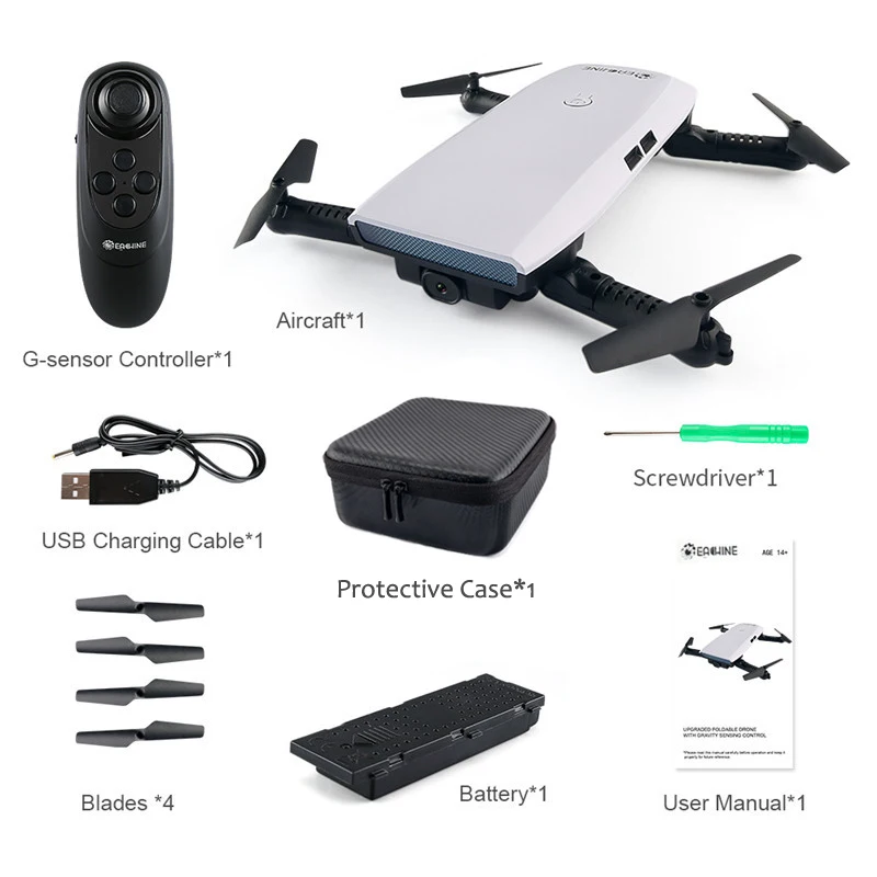 Eachine E56 720P wifi FPV селфи Дрон с датчиком гравитации управление приложением высокий удерживающий Радиоуправляемый квадрокоптер Дрон Игрушка Модель RTF - Цвет: 1 Battery Version
