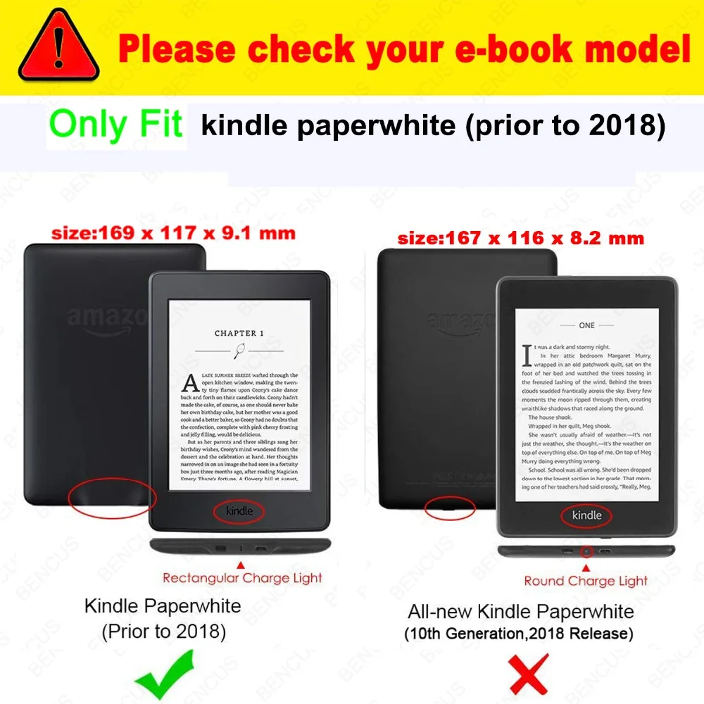 Смарт-чехол из полиуретановой кожи чехол для Amazon kindle paperwhite 1/2/3 Твердый Чехол-книжка для kindle paperwhite чехол в подарок