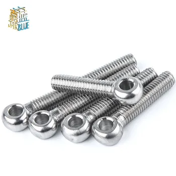 

M8 304 Stainless Steel Metric Thread Wing Hinge Screw Eye Bolt Stud Articulated Anchor Bolt Fasterner