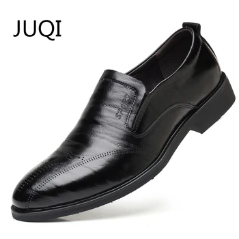 

Men'S Luxury Brand Genuine Leather Casual Shoes For Cow Leather Spring/Autumn Pointed Solid Loafers Moccasins Mens Rubber Shoes