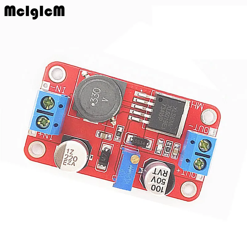 

MCIGICM 2PCS XL6019 DC-DC Booster Power supply module output adjustable LM2577 XL6009 step-up module Voltage regulator