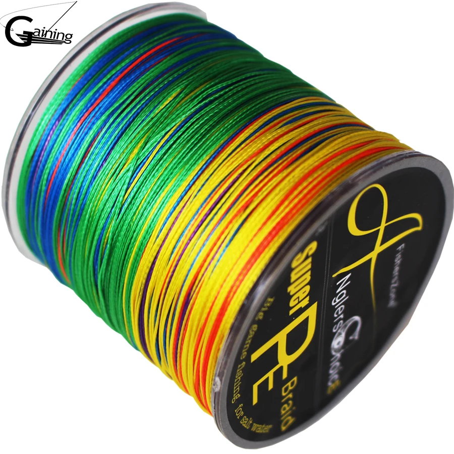 fishing pe line 8 Strands Braided Fishing line 300m Multi Color Super  Strong Japan Multifilament PE braid line 10LB 100LB 200LB - AliExpress