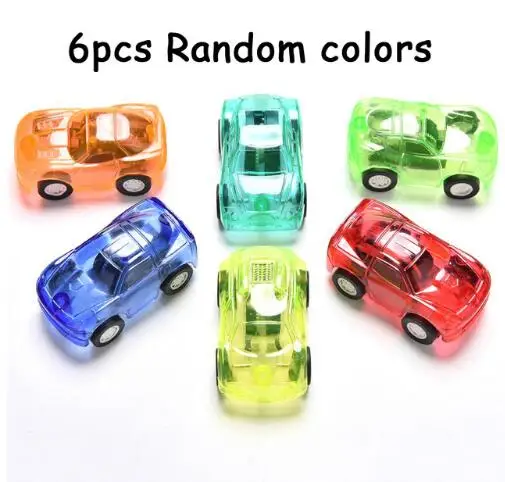 12Pcs/6Pcs Pull Back Car Toys Car Children Racing Car Baby Mini Cars Cartoon Pull Back Bus Truck Kids Toys Children Boy Gift GYH 8