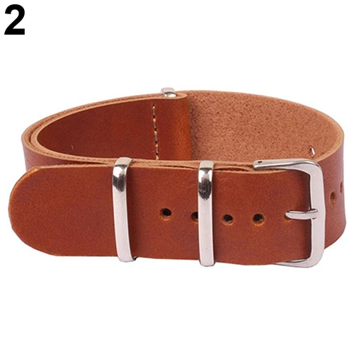 

Men Fashion Faux Leather Pin Buckle Wrist Watch Strap Watchband 18/20/22/24mm