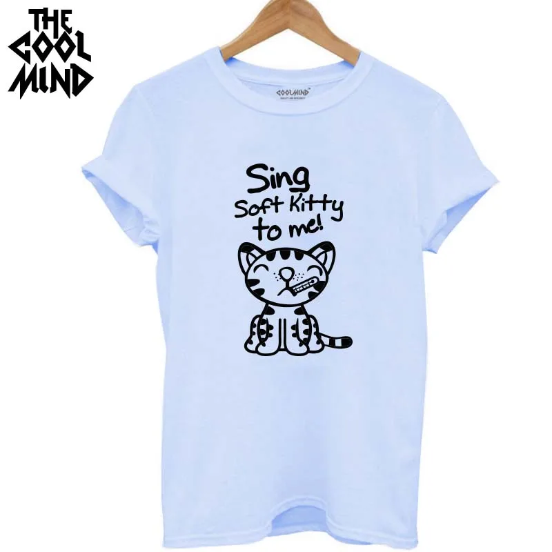 THE COOLMIND casual Short Sleeve 100% Cotton Women cute cat printed T shirt Novelty Tops Lady Meow Printed Harajuku Tees Tshirt THE COOLMIND casual Short Sleeve 100% Cotton Women cute cat printed T shirt Novelty Tops Lady Meow Printed Harajuku Tees Tshirt