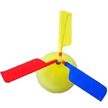 2016 Hot Airplane Helicopter Balloons Children Filler Flying Toys Balloon Air DIY Funny Toys For Kids