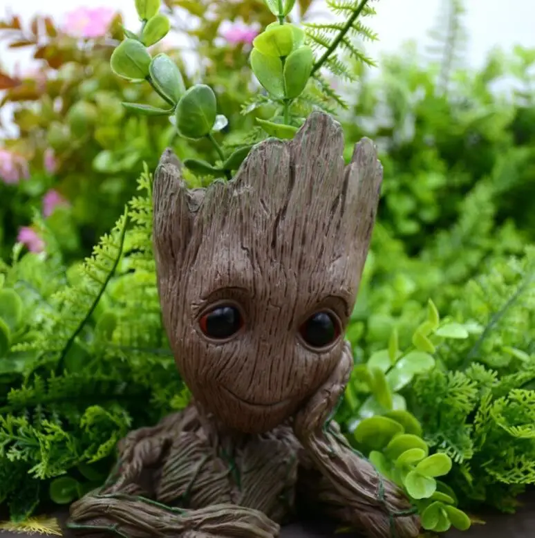 Детский горшок для растений Bloempot Leuke Speelgoed Pen Pannenlap ПВХ Hero Model Baby Boom Man Tuin pot Groot
