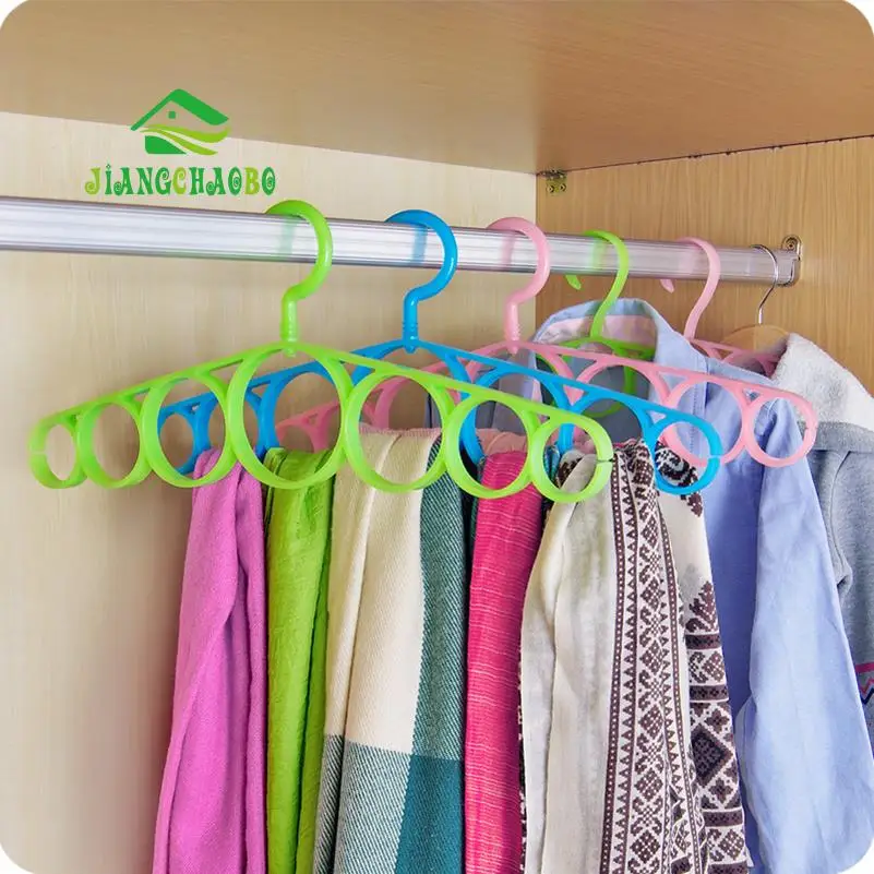 Шарф Вешалки Вешалка 7 Кольцо Отверстия Круглый Галстук Европейские Одежды Шарфы