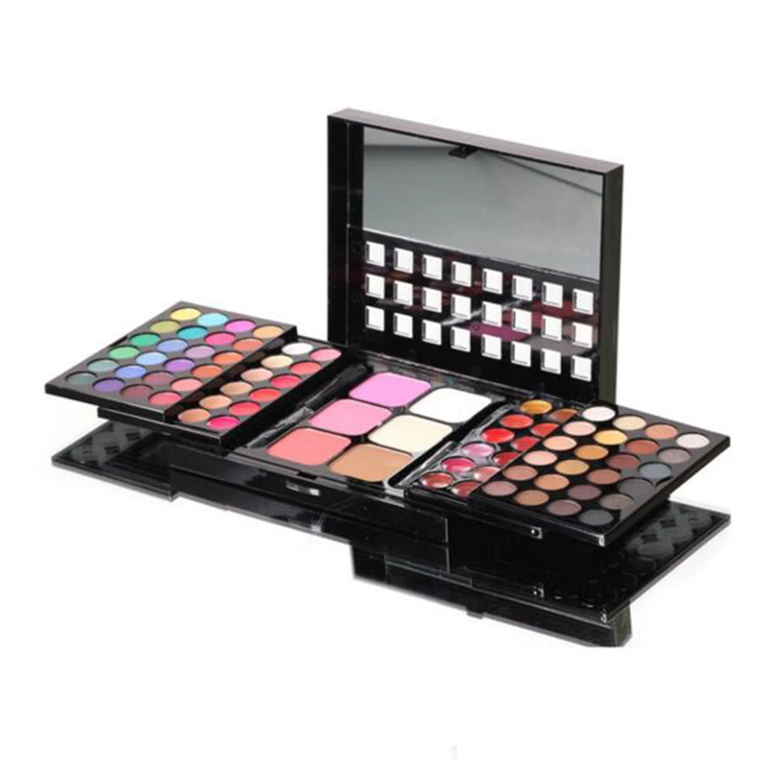 

Push-pull 78 color eye shadow makeup set combination concealer foundation lip gloss blush double eye shadow box