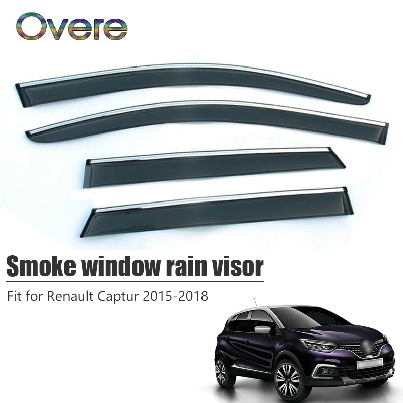 Automotive Car Accessories Smoked Autoclover Renault Captur Wind