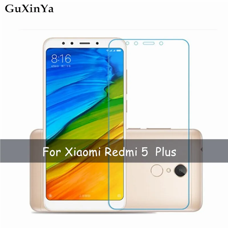 Закаленное стекло для Xiaomi Redmi 5 Plus 2 шт. защита экрана против царапин Redmi5 пленка