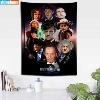 

Custom Doctor Who tapestry wall hanging tapestry home decoration rectangle bedroom wall art tapestry 140X250cm