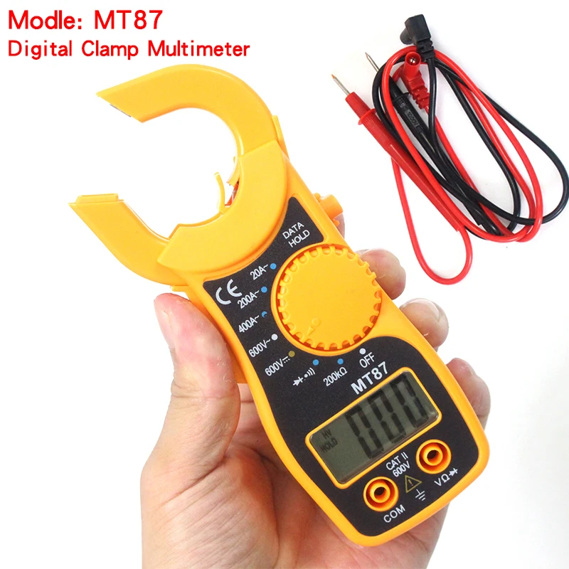 Digital Multimeter Electronic CLAMP Meter AC Voltage Current Tester