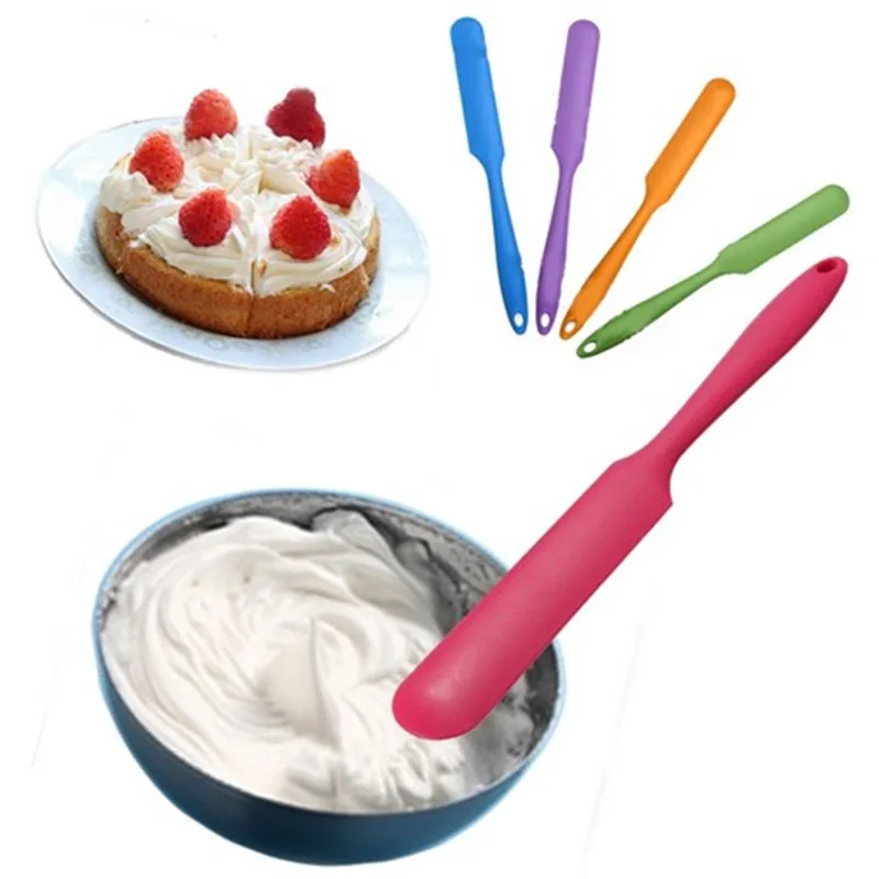 

Silicone Cake Icing Spatula Bakeware Pastry Tool Cake Sugarcraft Butter Smoother Scraper Kitchen Cooking Accessories QW878434