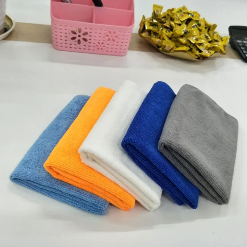 

Microfiber Cleaning Cloth Duster Rag Sponge For Car Wash Auto Care Thick Large