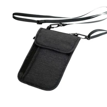 

Neck Hanging Passport Cover Wallet Travel Multifunction Women Men Passport Credit Card Package Protective Cover