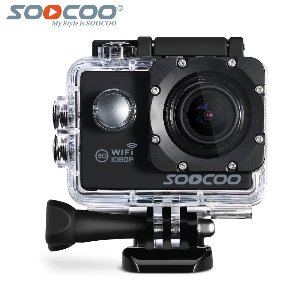 SOOCOO C10S Wifi Full HD 1080p Sports Camera with 12MP 2 0 LCD 170 Degree Wide