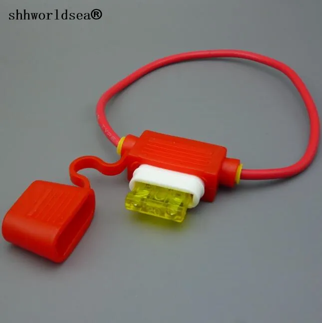 shhworldsea 10pcs Automotive blade Fuse Box rubber + ceramic AUTO Blade