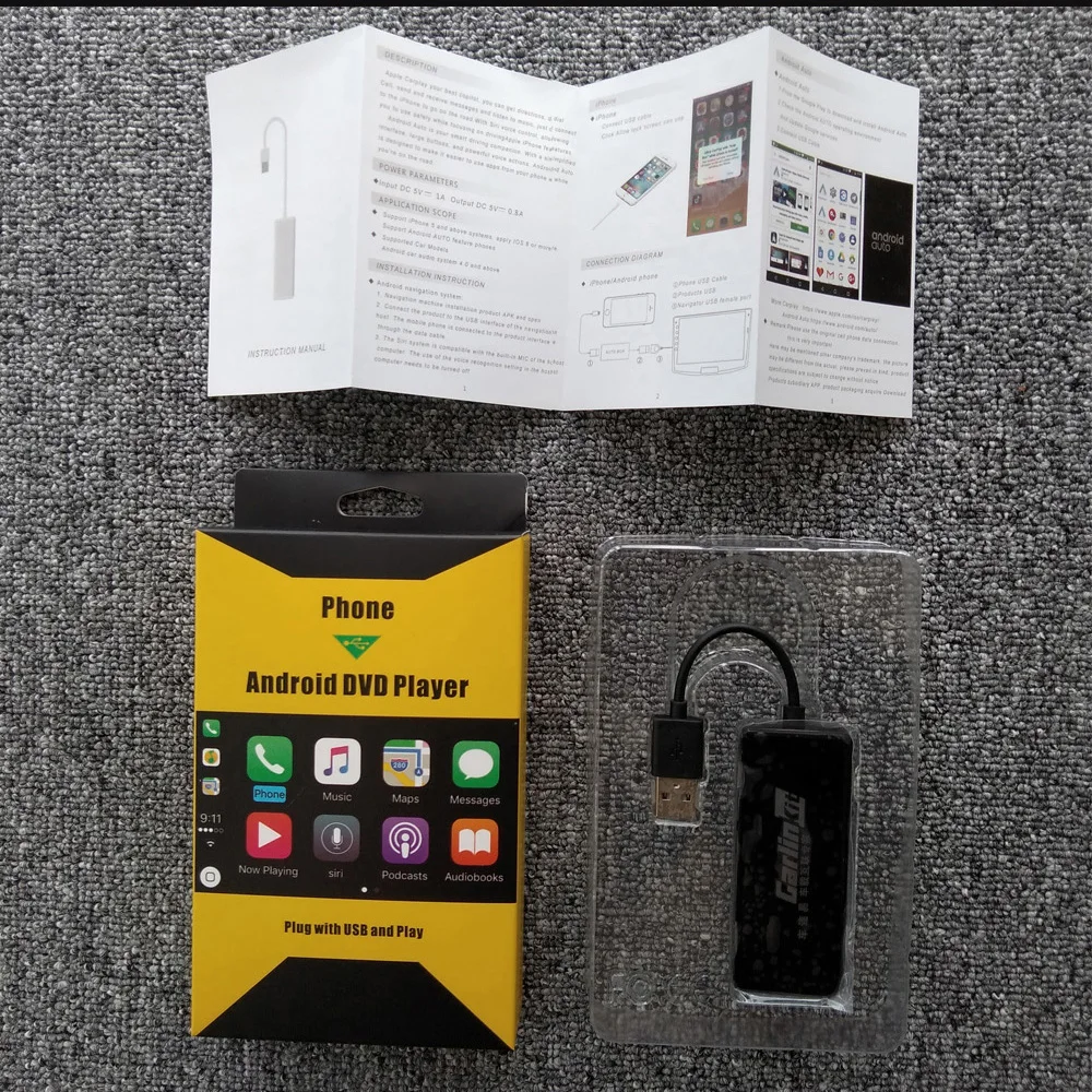 USB CarPlay беспроводной адаптер HD дисплей для Android головное устройство Zbox2 Plug and Play