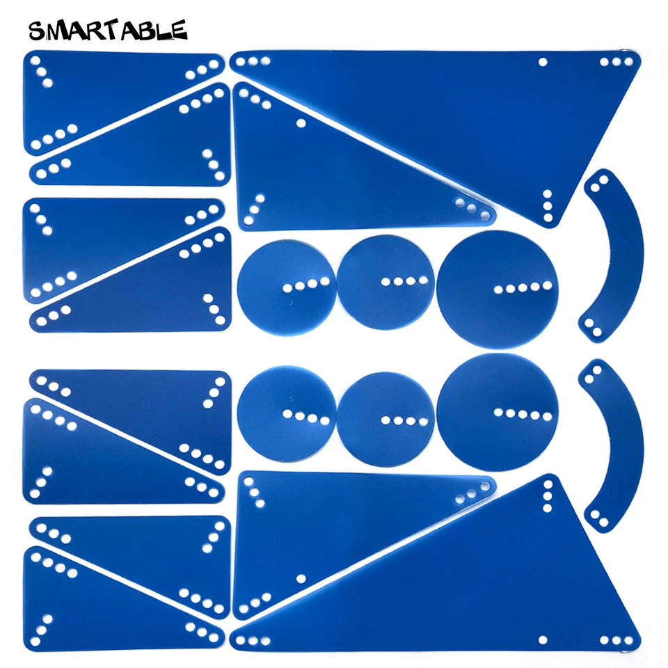 

Smartable Technic Blue Fan leaf Parts Building Block Toy For Children Education Compatible technic 9686/57046 2pcs/set