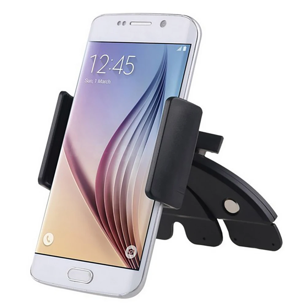

Universal Car Phone Holder CD Slot Stand Mount Mobile Support Cellular Phone Smartphone Holder in Car GPS Sat Navi Mount Cradle