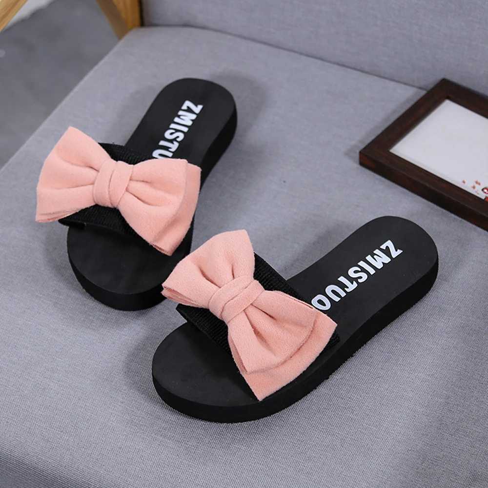 TIFENNY Womens Summer Sequins Anti-Slip Sandals Fashion Wedge Slipper Indoor Outdoor Flip-Flops Beach Shoes