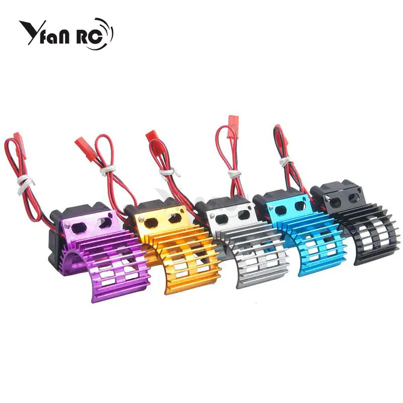 

1 pcs Hsp 380 390 37MM Motor Heat Sink with Fan Motor Radiator Cover for Brushless/Brushed 1/10 1/8EP Motor RC Model Cars