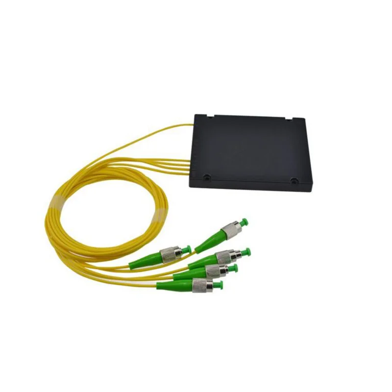 FC APC 1X4 PLC одномодовый волоконно-оптический сплиттер FTTH ABS Тип FBT оптоволоконный