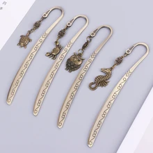 Креативный Милый Винтажный дизайн животных металлические закладки для книги школьный студенческий подарок