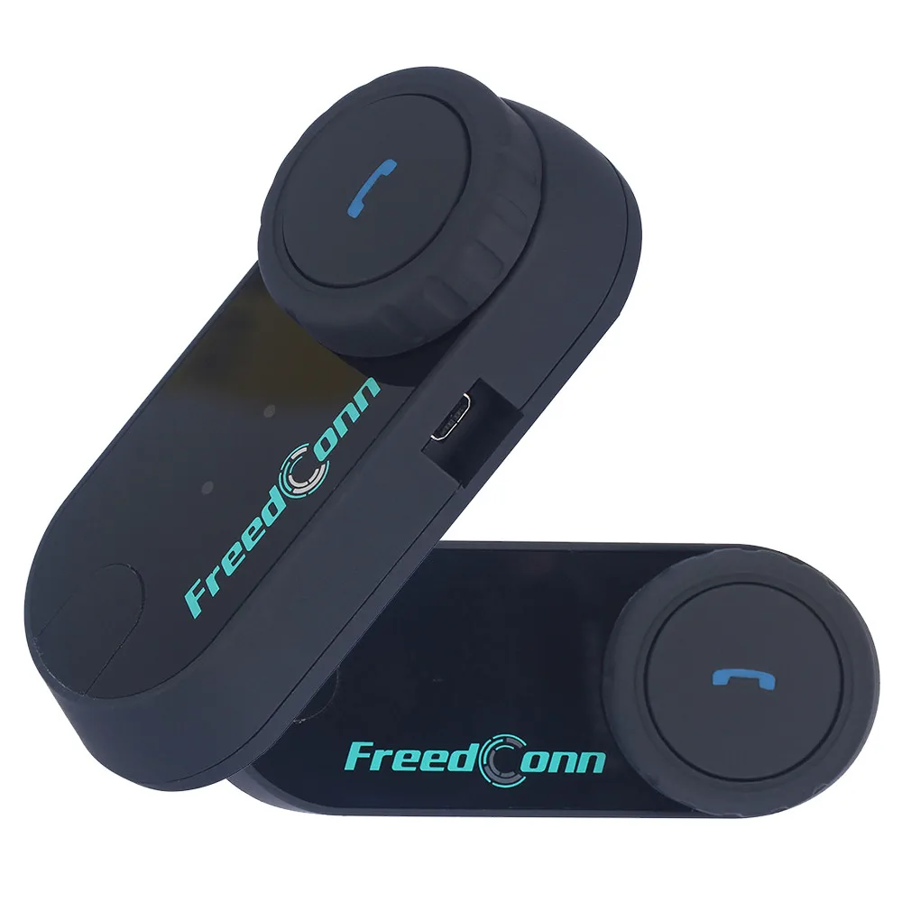2 шт. FreedConn мотоцикл домофон Bluetooth шлем гарнитура T-COM OS FM 2 всадника BT переговорные Intercomunicador