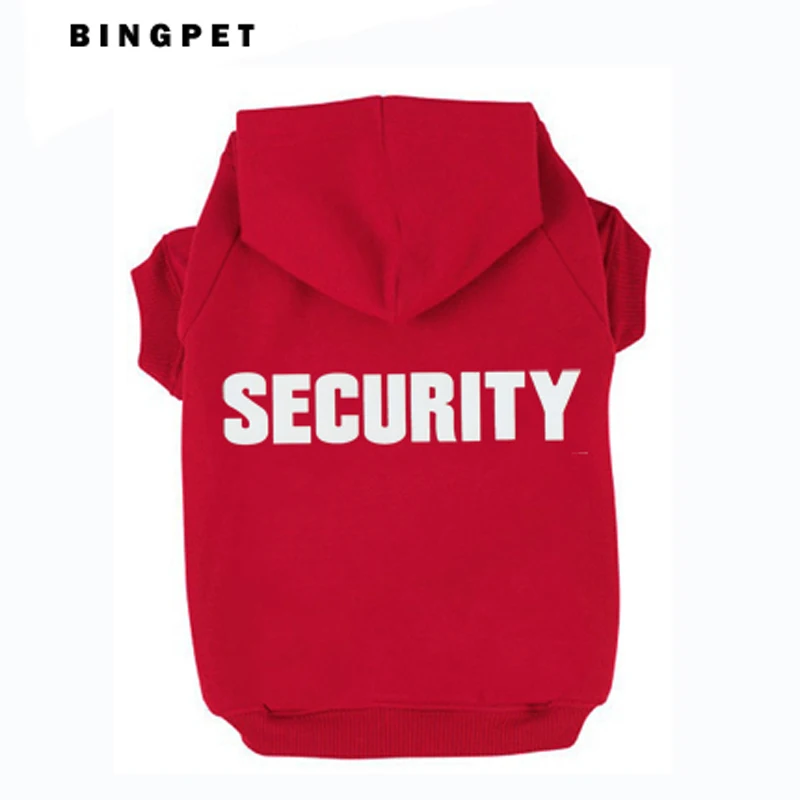 

Cat Fleece Sweatshirt Dog Hoodies Design Security for Autumn/Winter 7 Sizes 4 colors