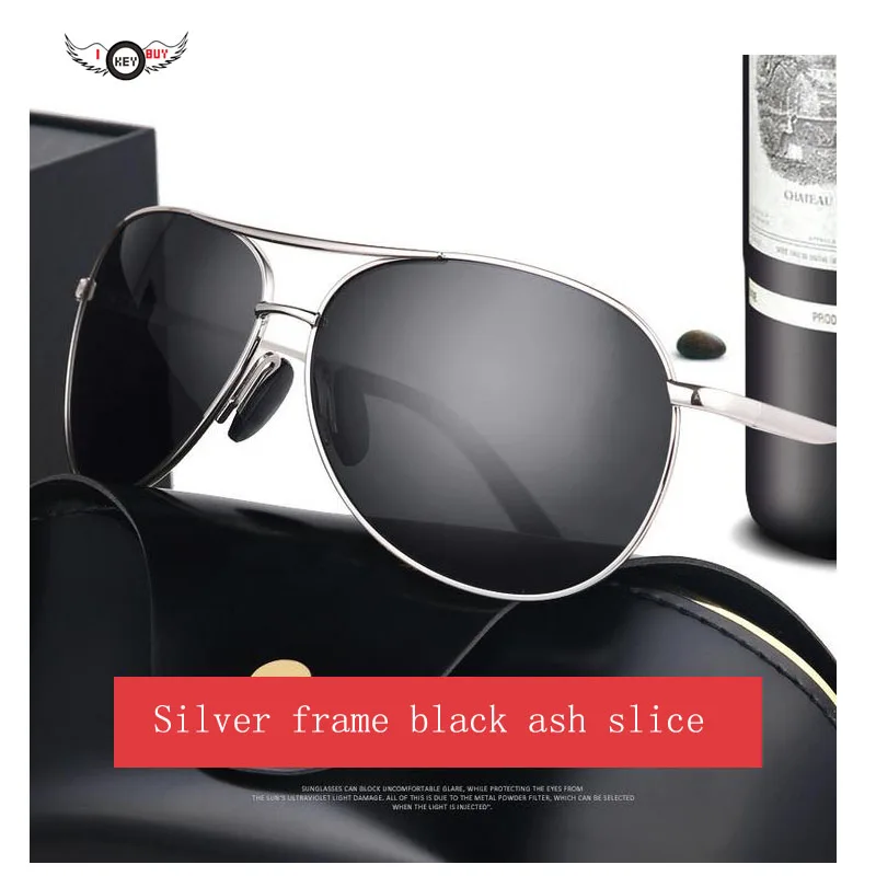 Silver frame black ash slice