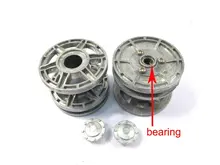 Mato Kingtiger metal upgraded idler wheels with bearings and metal cap for 1 16 Henglong 3888-1 3888A-1 King Tiger RC tank parts