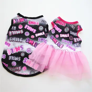 

AHUAPET Cotton Cheap Pet Clothes Yorkies Dog Dresses For Dogs Maltese Dog Clothes Princess Apparel Skirt Party Dress Chihuahua