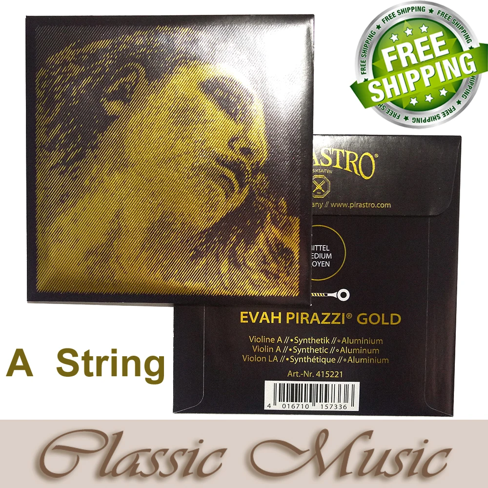 

Free shipping ,Evah Pirazzi Gold Violin String , A string (415221), made in Germany
