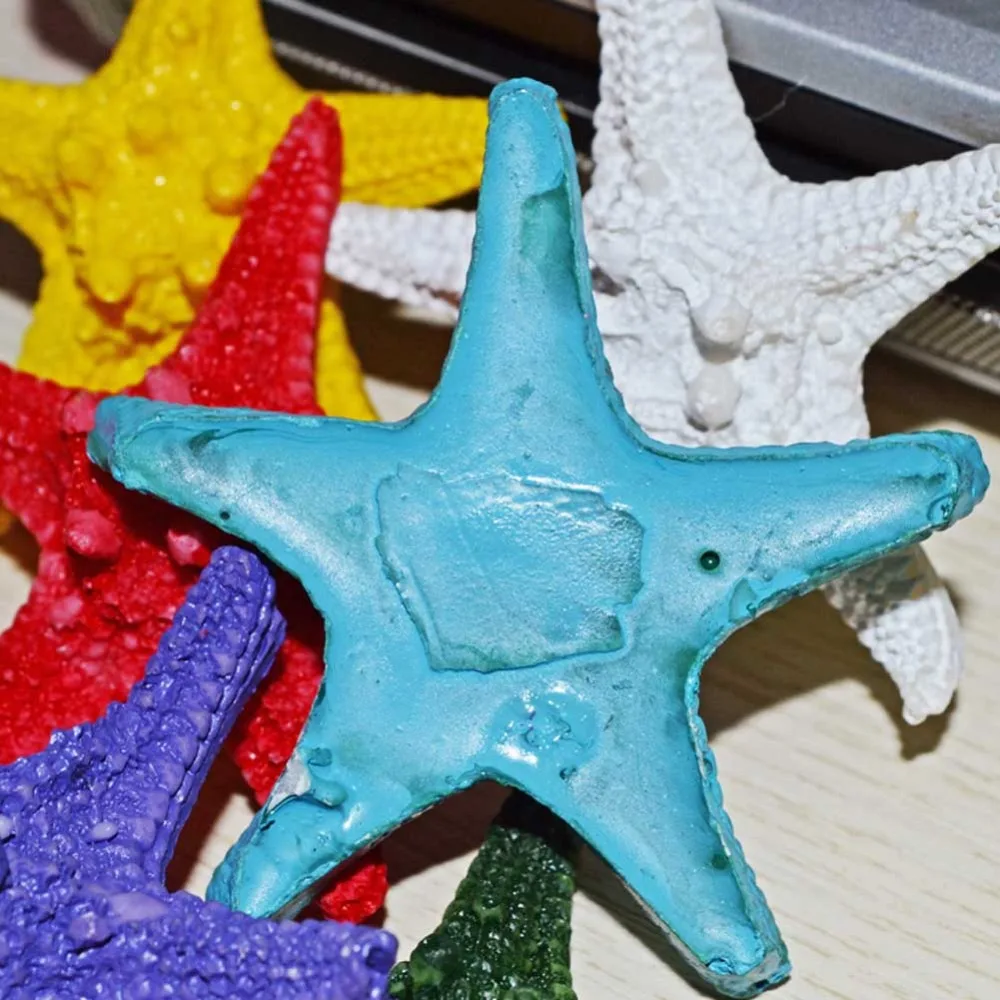 1 шт. Высокое качество пляж смешанный цвет Overlord пару Морская звезда рыба поделочный материал декор аквариум